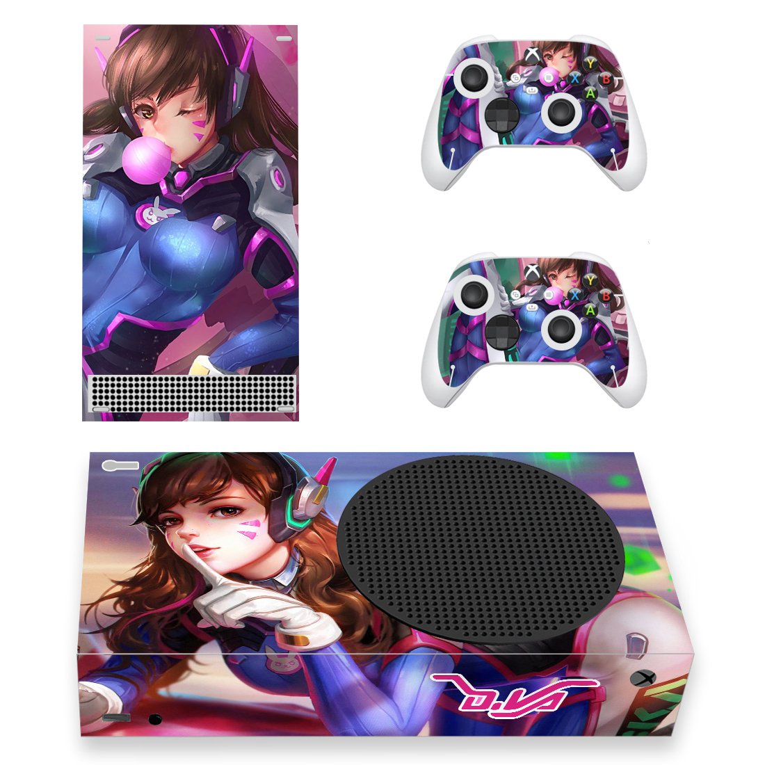 Overwatch decal skin for Xbox Series S Console & 2 Controllers
