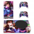Overwatch decal skin for Xbox Series S Console & 2 Controllers