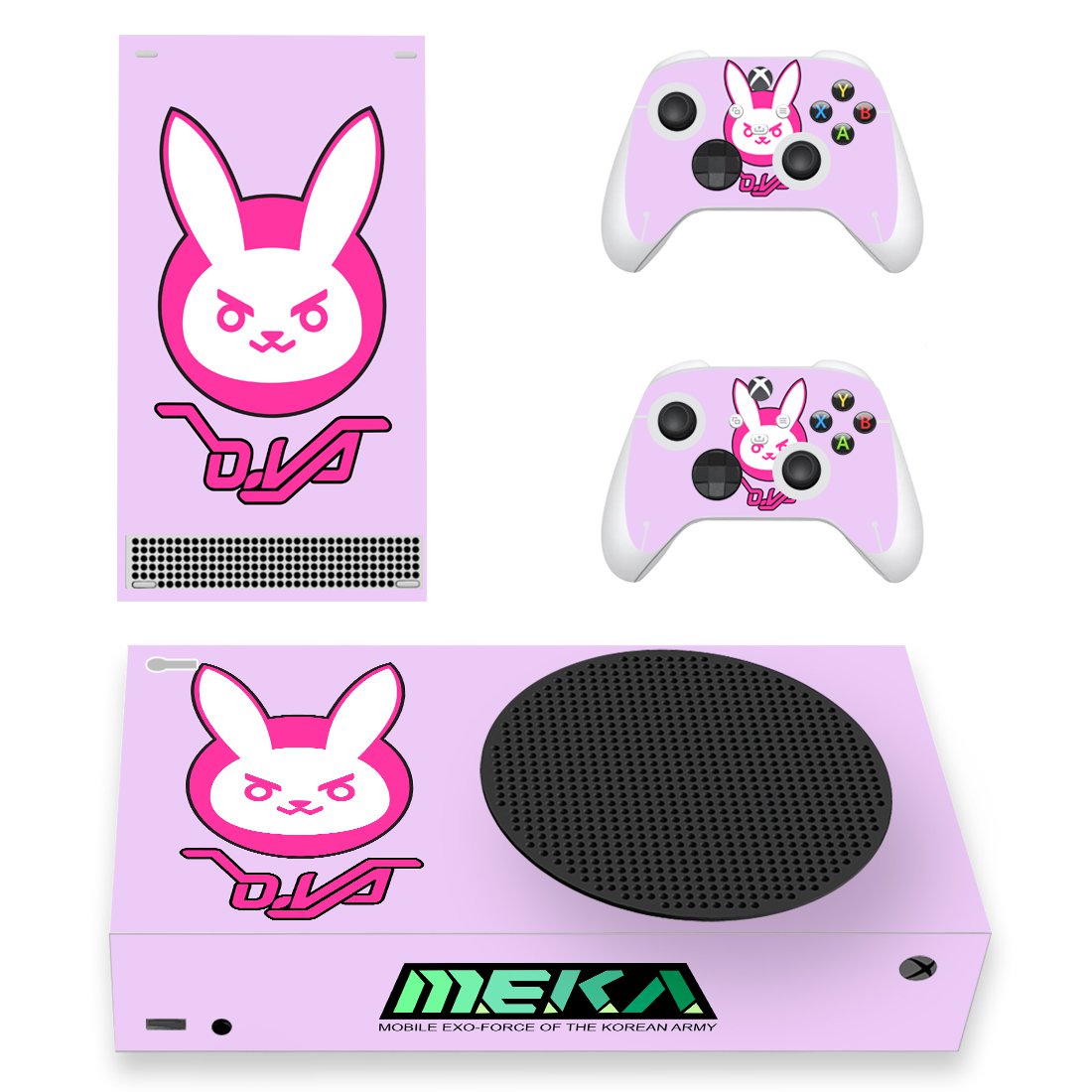 Overwatch decal skin for Xbox Series S Console & 2 Controllers