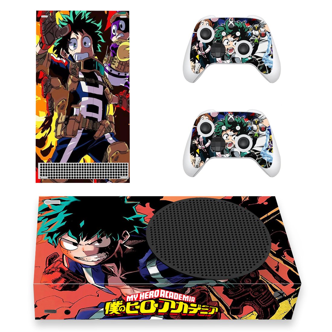 My Hero Academy decal skin for Xbox Series S Console & 2 Controllers