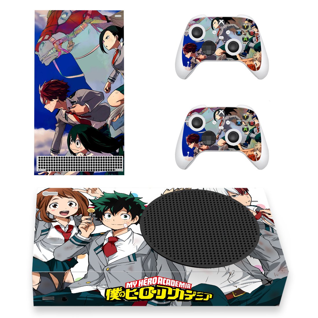 My Hero Academy decal skin for Xbox Series S Console & 2 Controllers