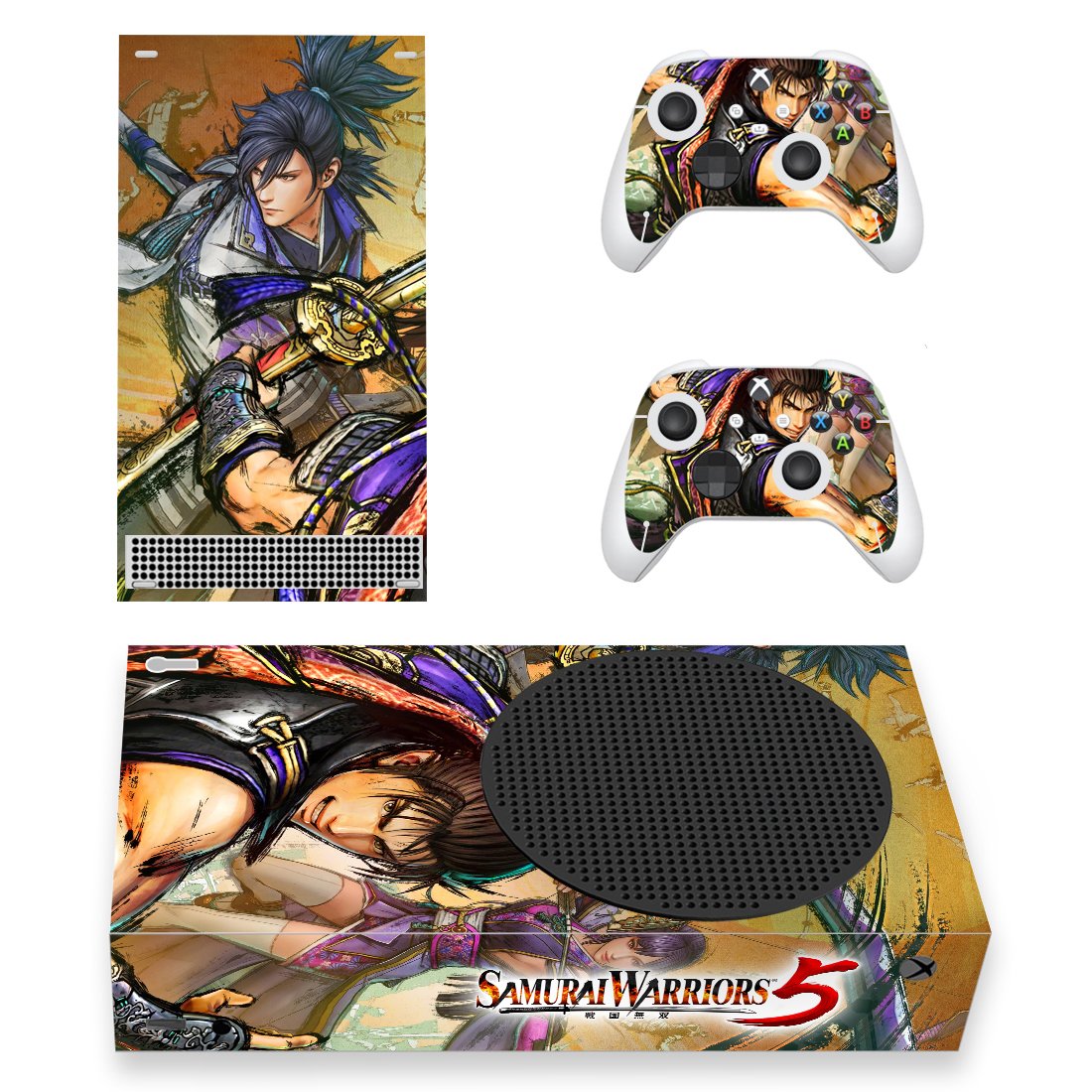Samurai Warriors 5 decal skin for Xbox Series S Console & 2 Controllers