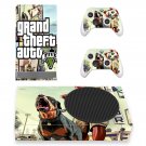 Grand theft Auto 5 decal skin for Xbox Series S Console & 2 Controllers