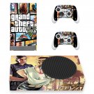 Grand theft Auto 5 decal skin for Xbox Series S Console & 2 Controllers