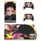 Demon Slayer decal skin for Xbox Series S Console & 2 Controllers