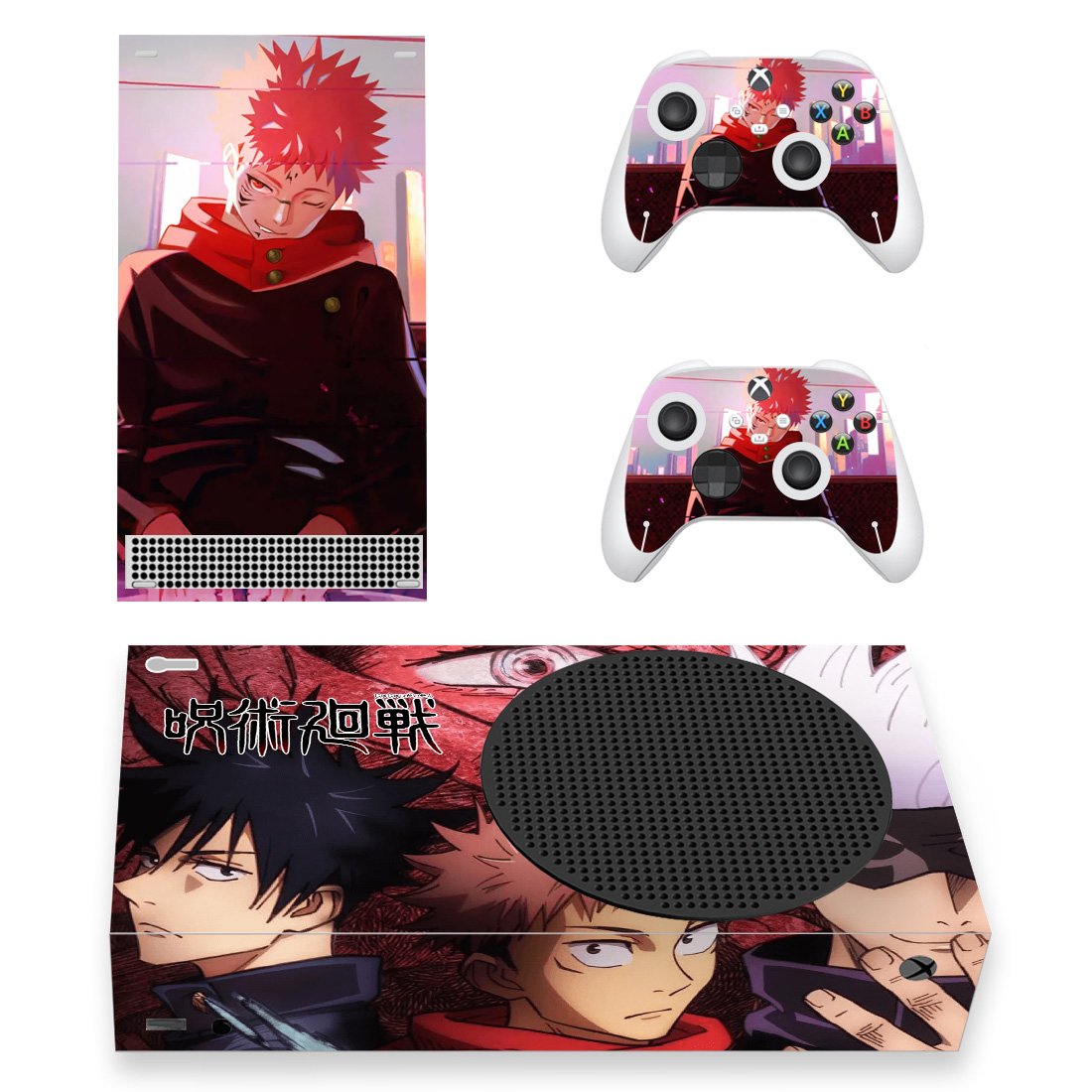 Jujutsu Kaisen decal skin for Xbox Series S Console & 2 Controllers