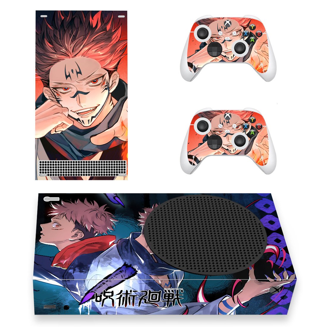 Jujutsu Kaisen decal skin for Xbox Series S Console & 2 Controllers