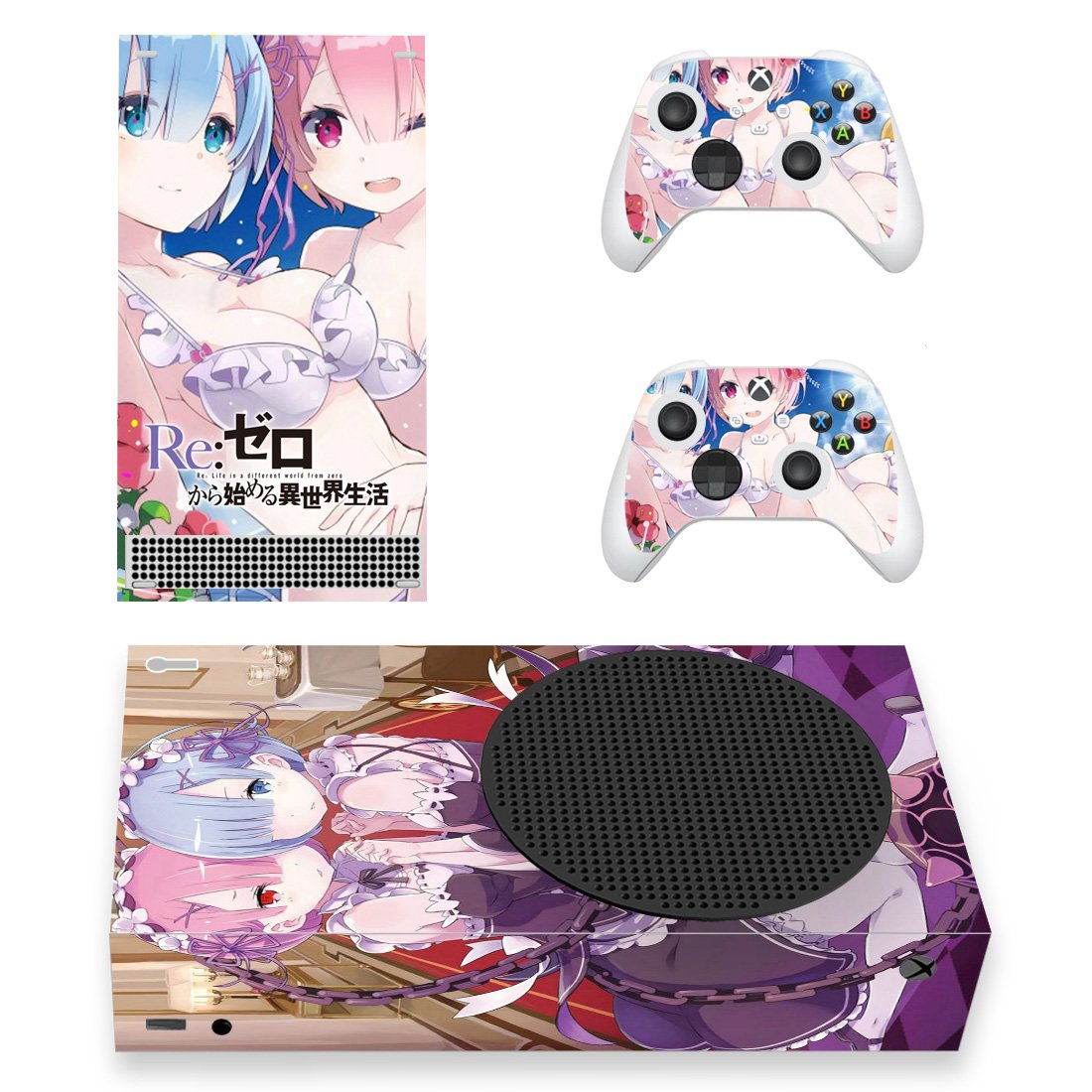 Date A Live decal skin for Xbox Series S Console & 2 Controllers
