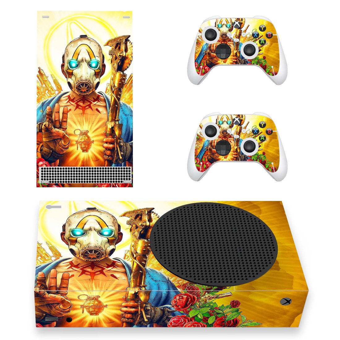Borderlands 3 decal skin for Xbox Series S Console & 2 Controllers