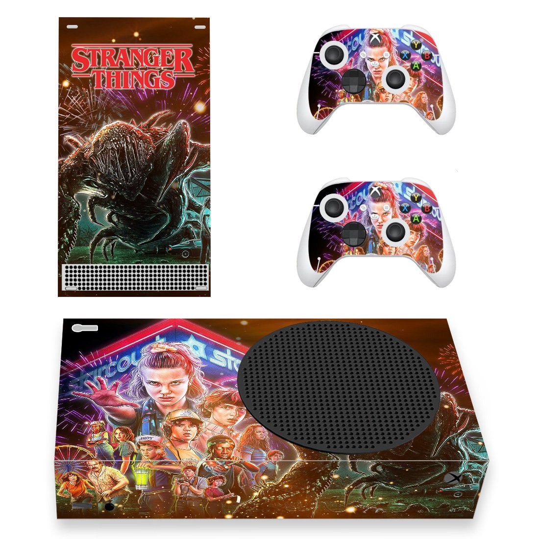 Stranger Things decal skin for Xbox Series S Console & 2 Controllers