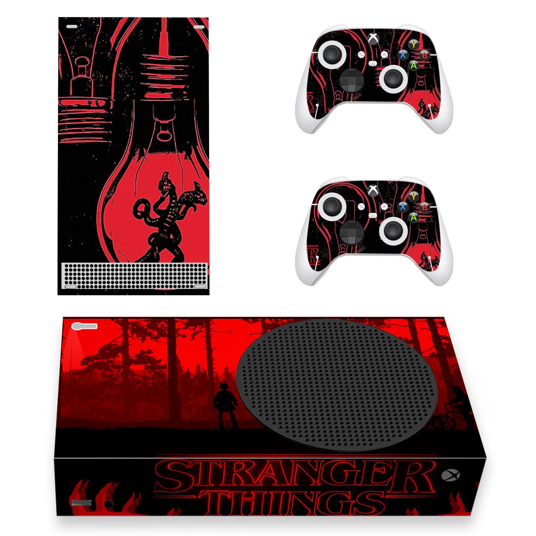 Stranger Things decal skin for Xbox Series S Console & 2 Controllers