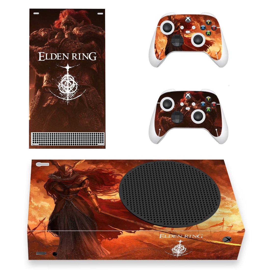 Elden Ring decal skin for Xbox Series S Console & 2 Controllers