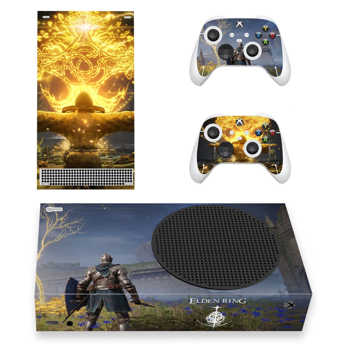 Elden Ring decal skin for Xbox Series S Console & 2 Controllers