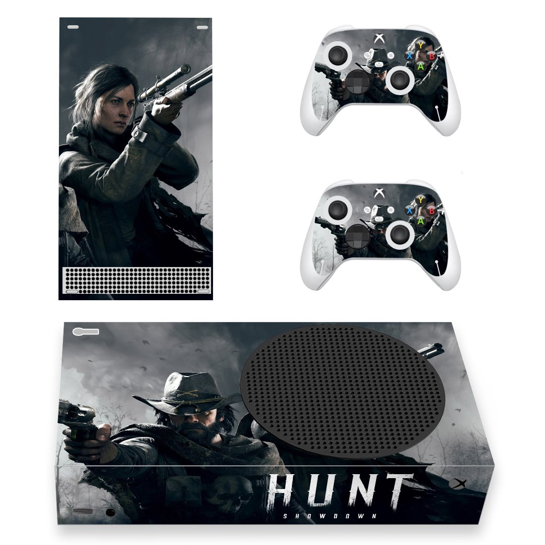 Hunt Showdown decal skin for Xbox Series S Console & 2 Controllers