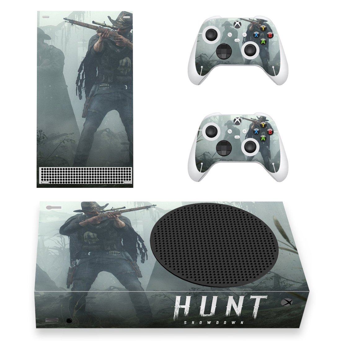 Hunt Showdown decal skin for Xbox Series S Console & 2 Controllers