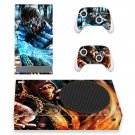 Mortal Kombat decal skin for Xbox Series S Console & 2 Controllers