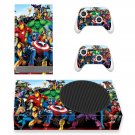 Avengers decal skin for Xbox Series S Console & 2 Controllers
