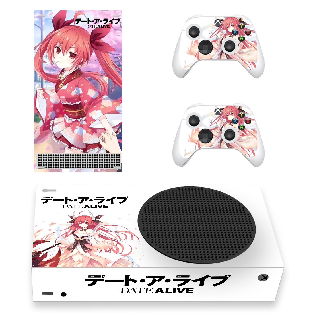 Date a Live decal skin for Xbox Series S Console & 2 Controllers