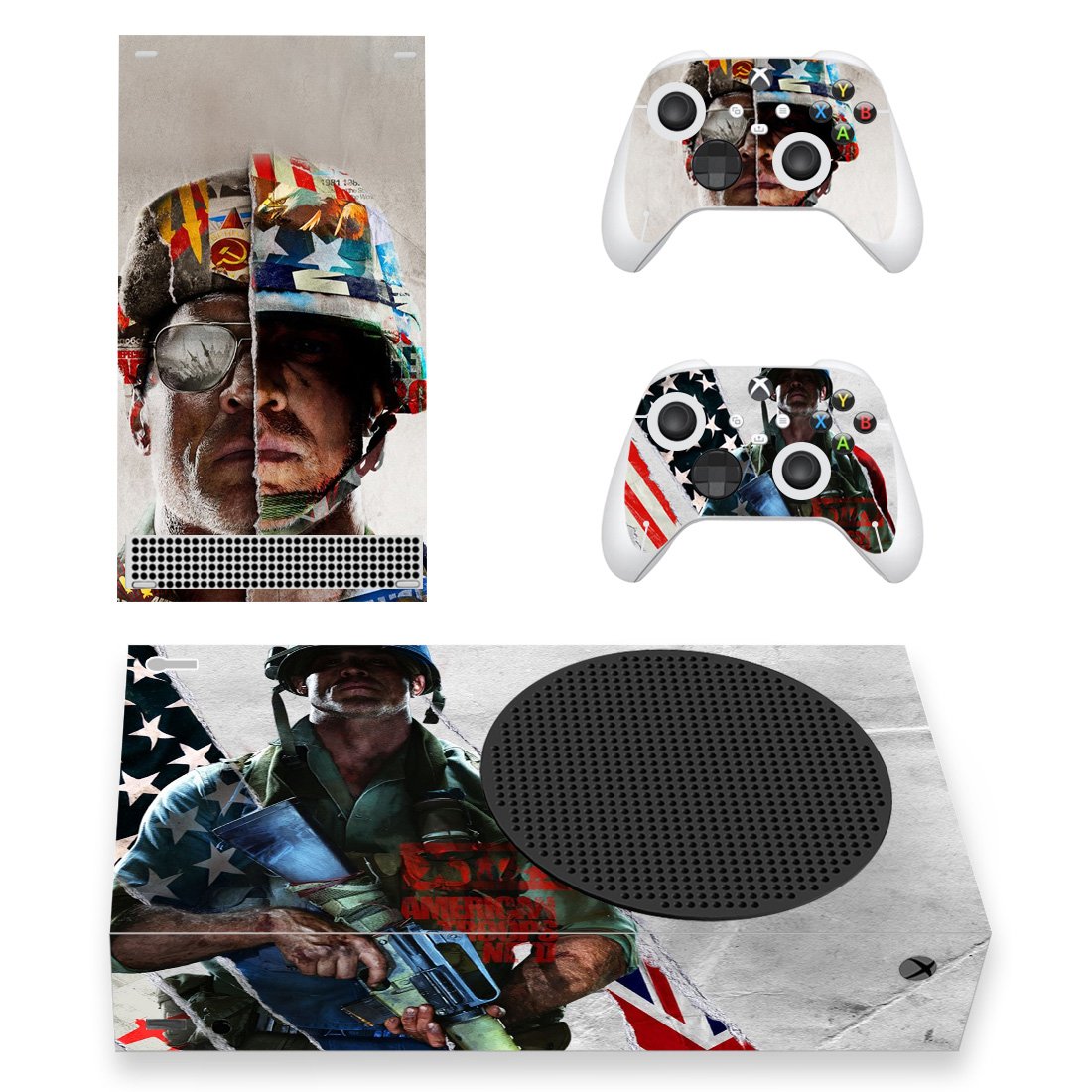 Call of Duty decal skin for Xbox Series S Console & 2 Controllers