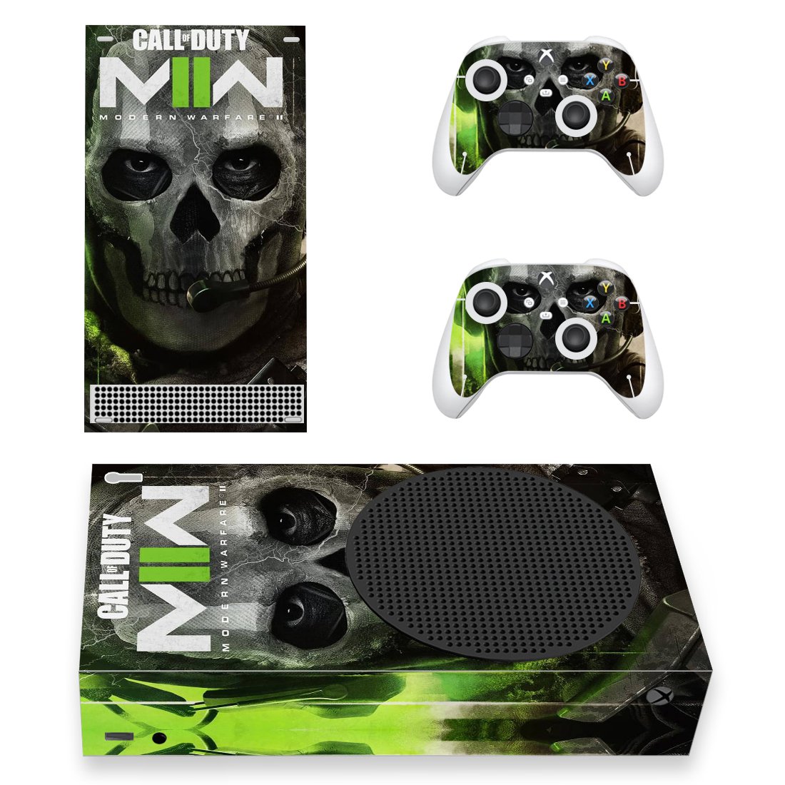 COD Modern Warfare 2 decal skin for Xbox Series S Console & 2 Controllers