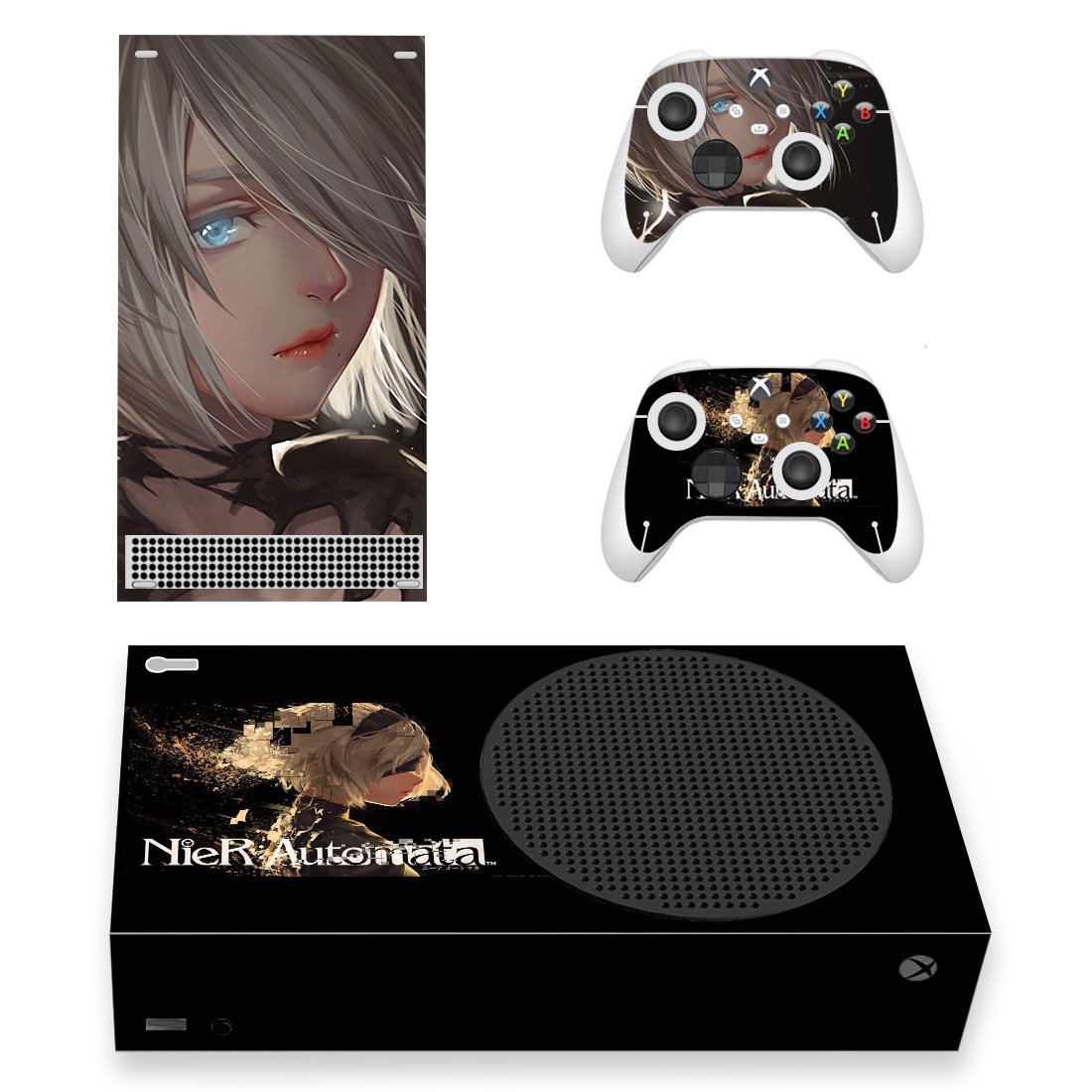 NieR Automata decal skin for Xbox Series S Console & 2 Controllers