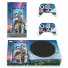 Anime Suzume decal skin for Xbox Series S Console & 2 Controllers