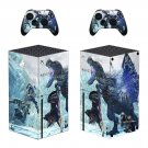 MHW Iceborne decal skin for Xbox Series X Console & 2 Controllers
