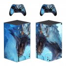 MHW Iceborne decal skin for Xbox Series X Console & 2 Controllers