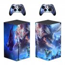 MHW Iceborne decal skin for Xbox Series X Console & 2 Controllers