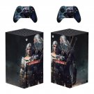 The Witcher wild hunt decal skin for Xbox Series X Console & 2 Controllers