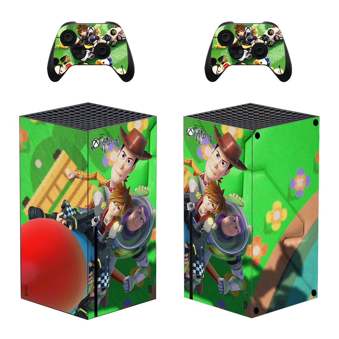 Kingdom Hearts decal skin for Xbox Series X Console & 2 Controllers