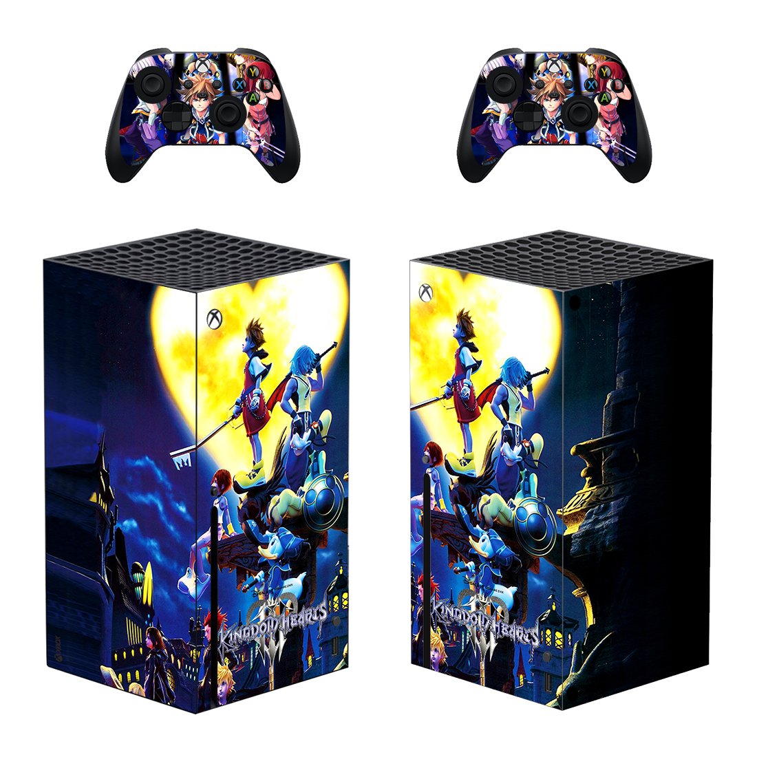 Kingdom Hearts decal skin for Xbox Series X Console & 2 Controllers