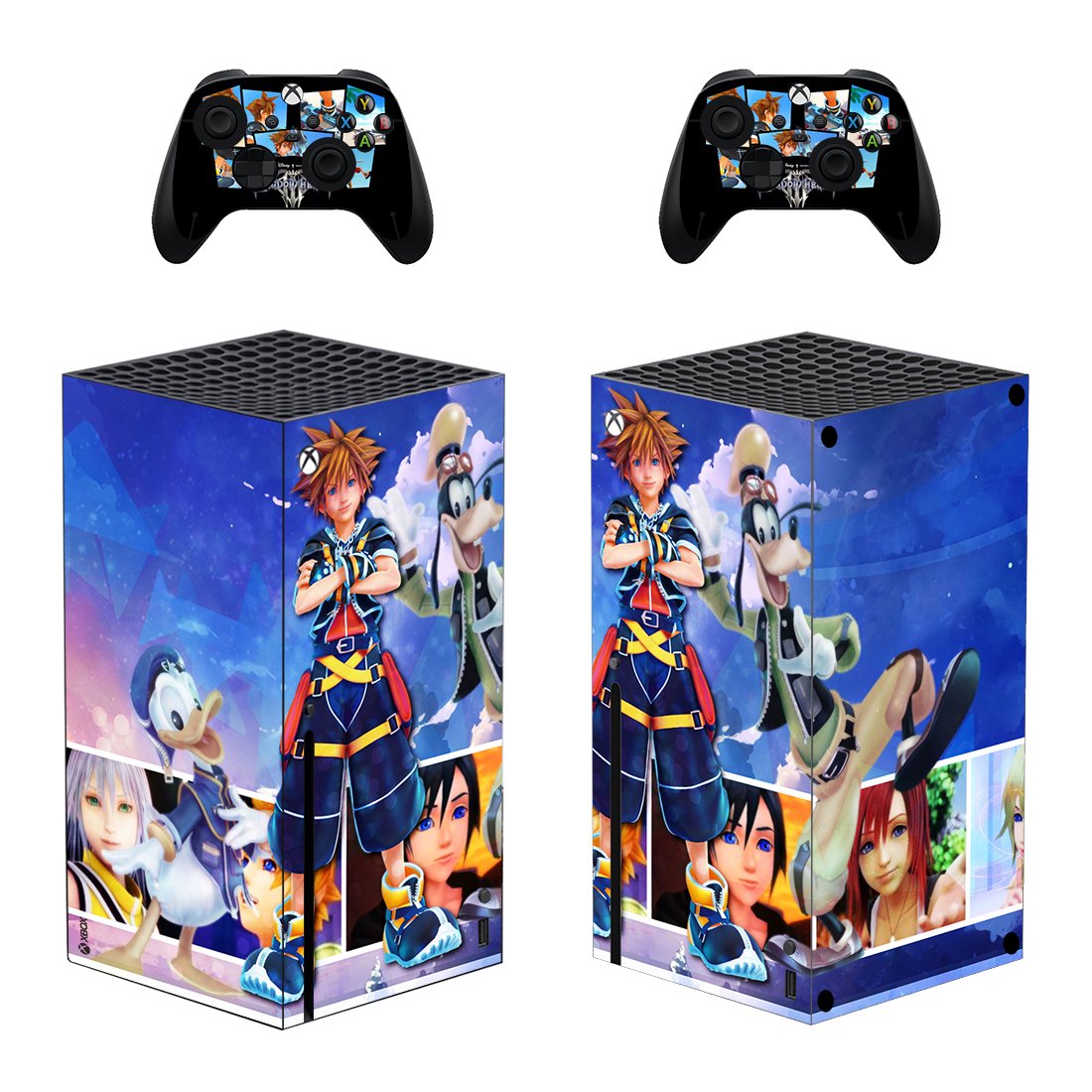 Kingdom Hearts decal skin for Xbox Series X Console & 2 Controllers