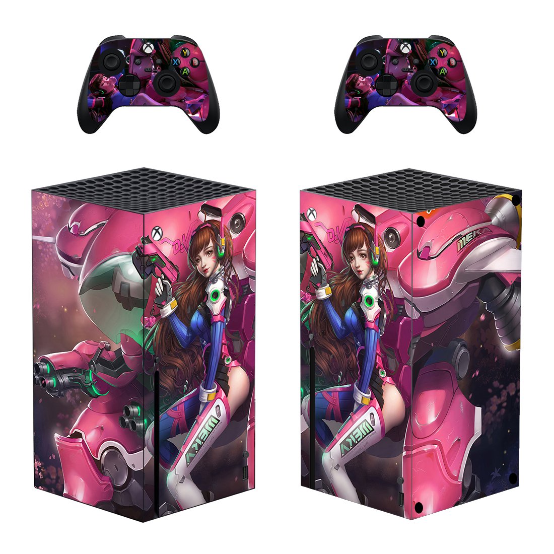 Overwatch decal skin for Xbox Series X Console & 2 Controllers