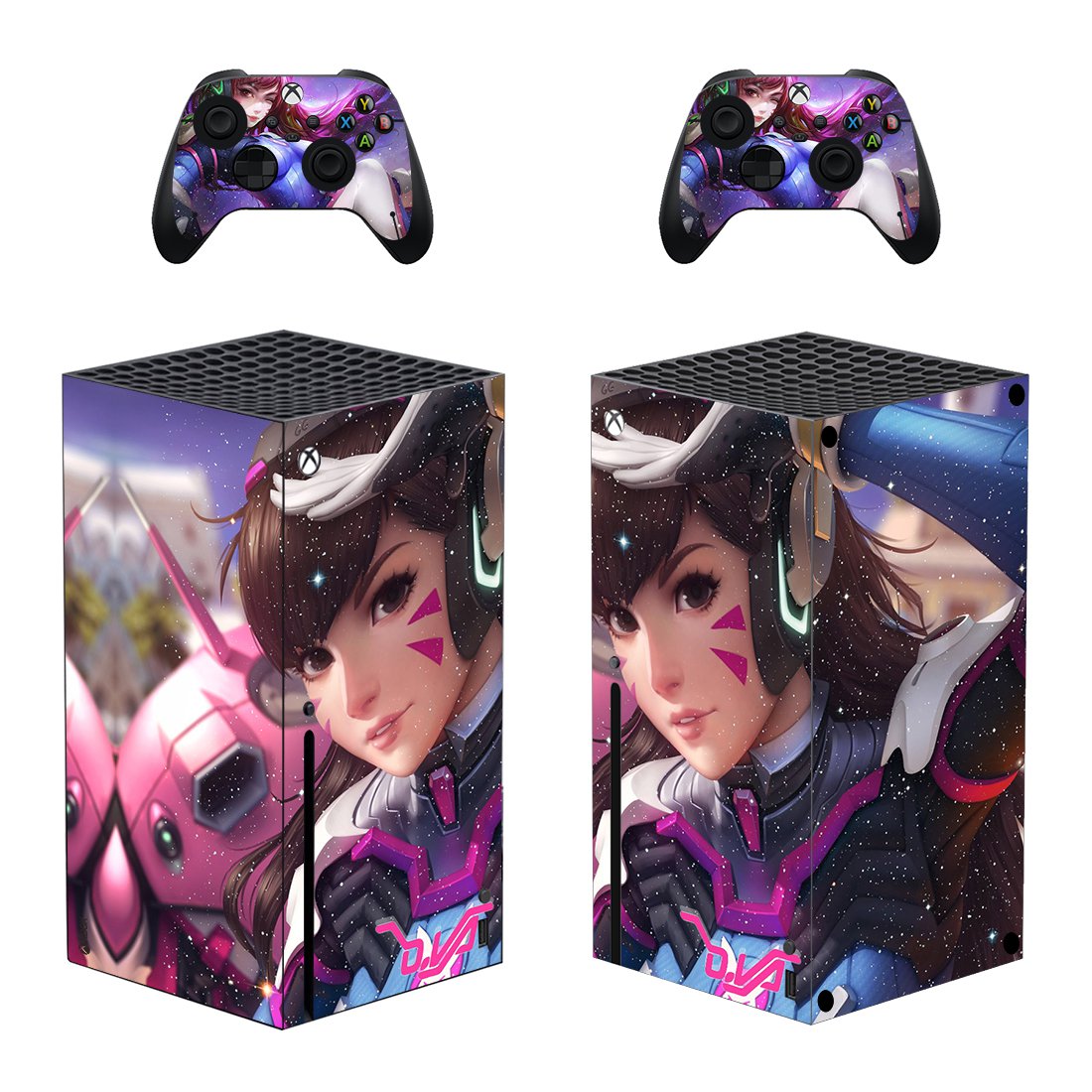 Overwatch decal skin for Xbox Series X Console & 2 Controllers