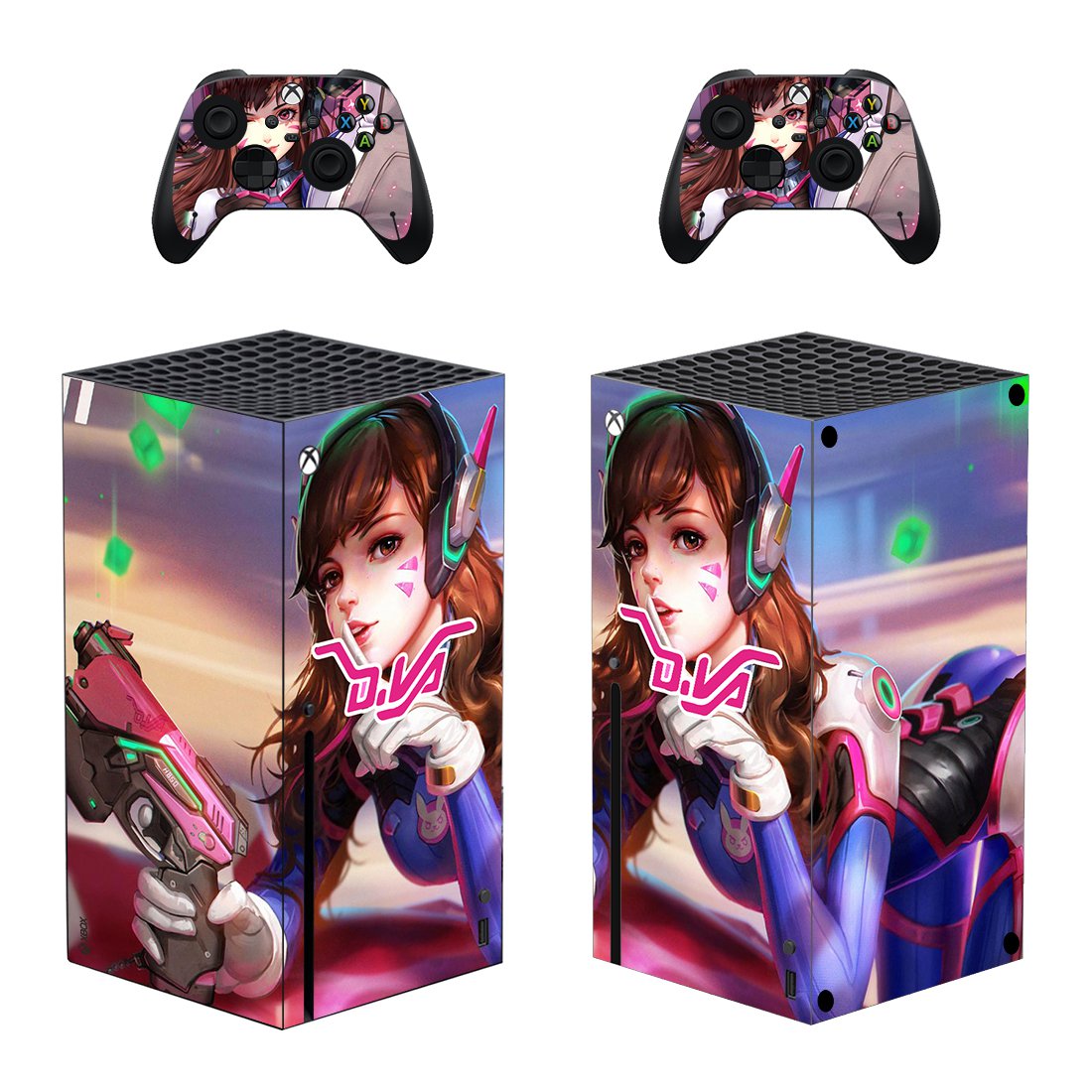Overwatch decal skin for Xbox Series X Console & 2 Controllers