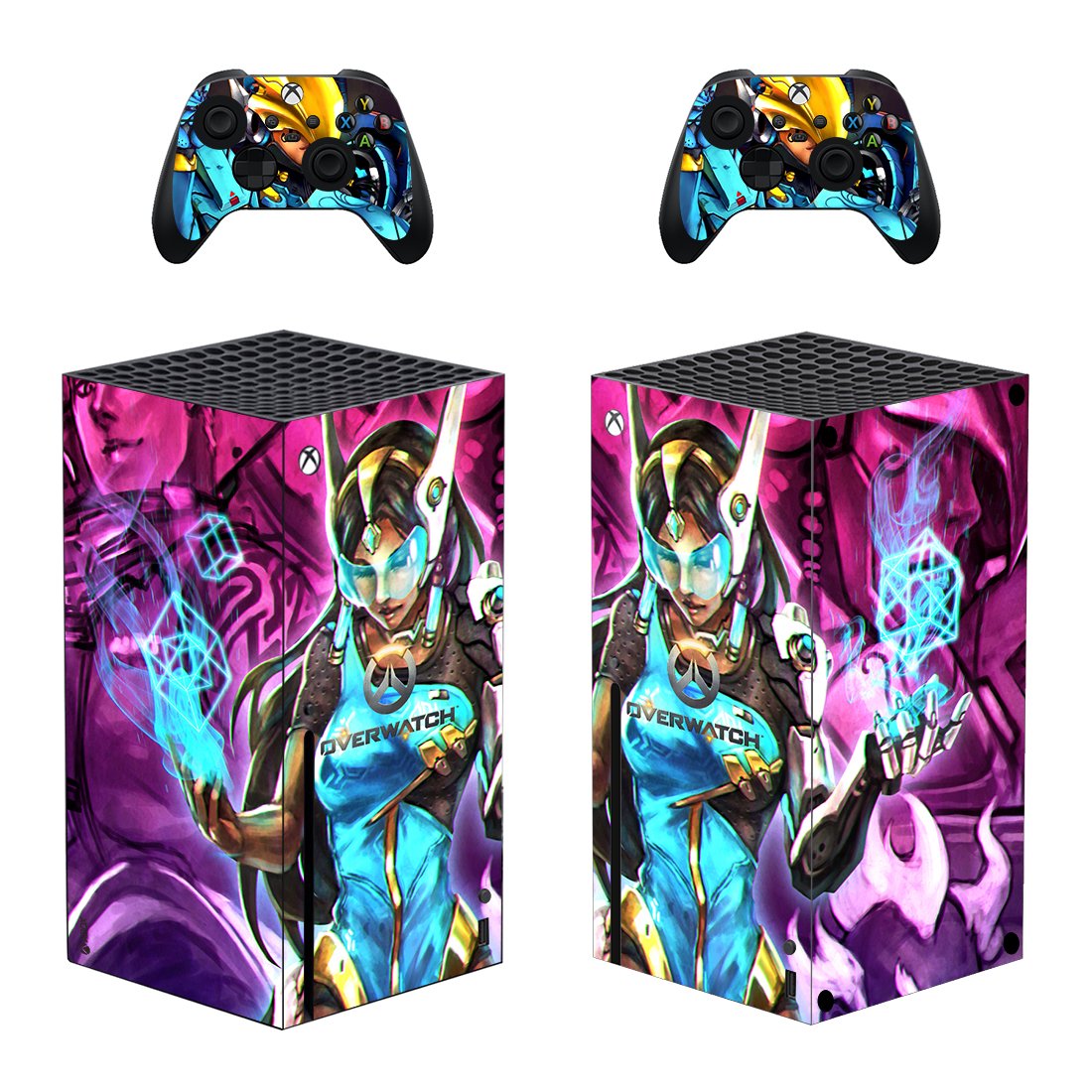 Overwatch decal skin for Xbox Series X Console & 2 Controllers