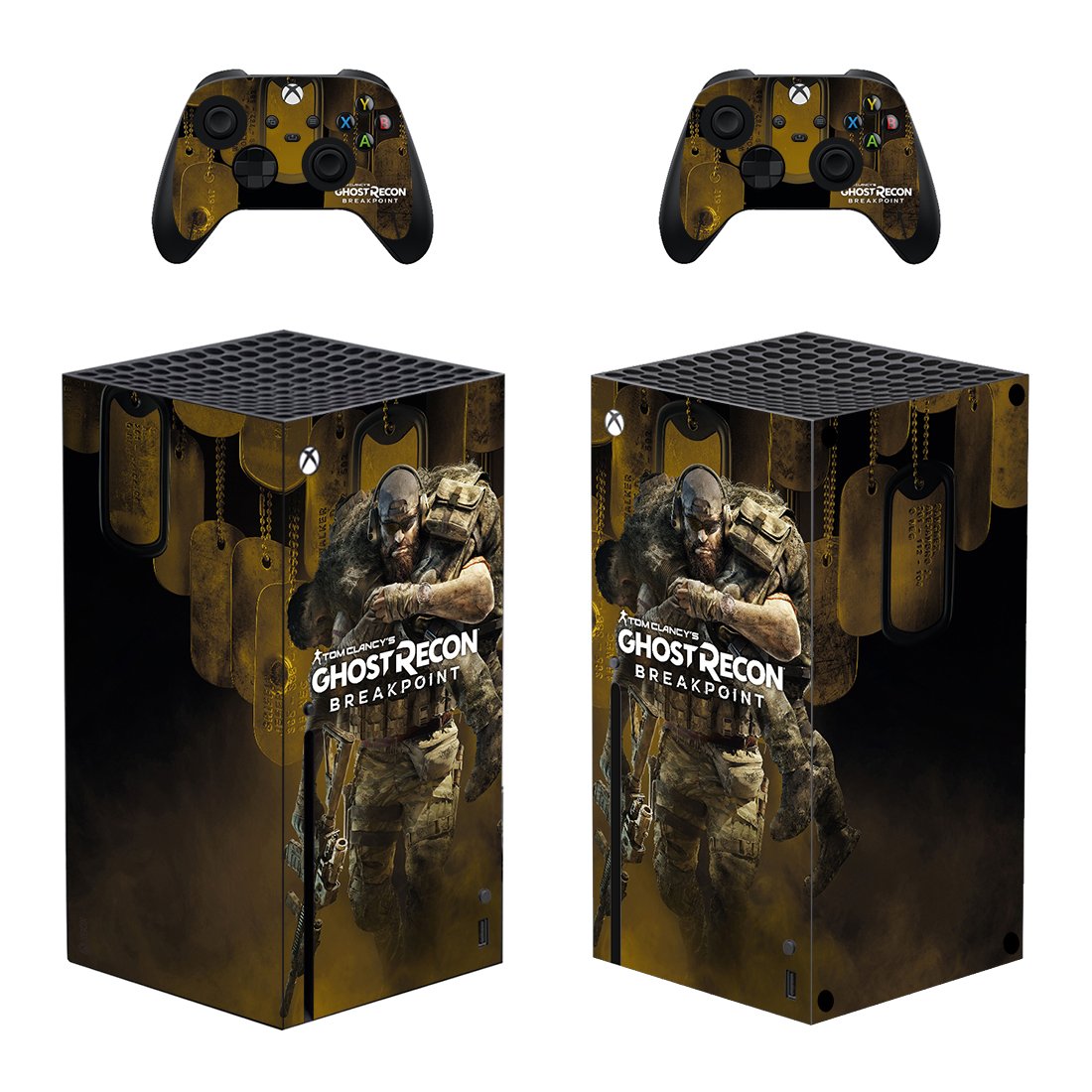 Ghost Recon Breakpoint decal skin for Xbox Series X Console & 2 Controllers