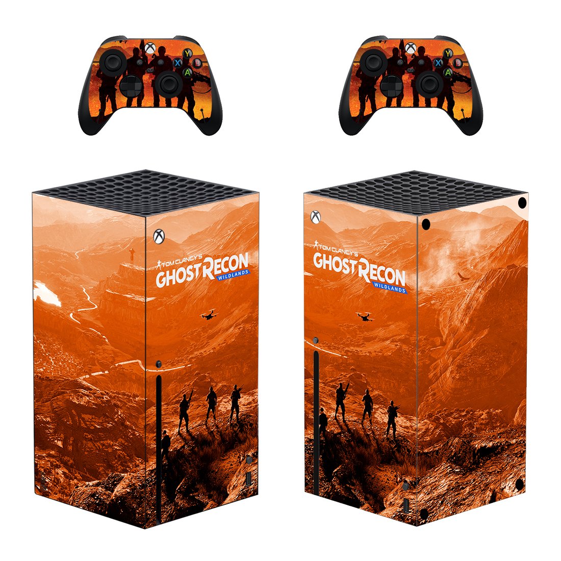 Ghost Recon Wildlands decal skin for Xbox Series X Console & 2 Controllers