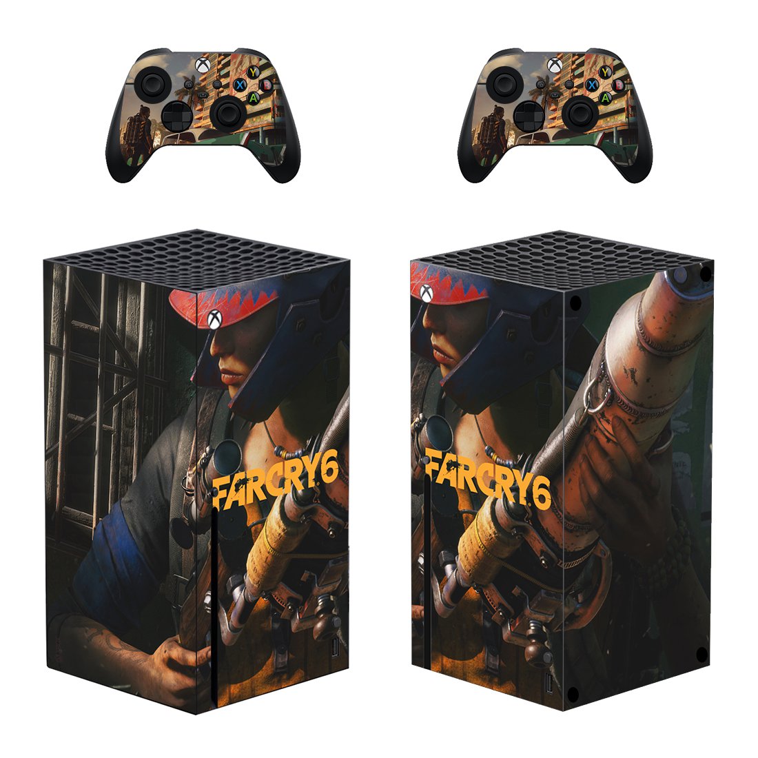 Far Cry 6 decal skin for Xbox Series X Console & 2 Controllers
