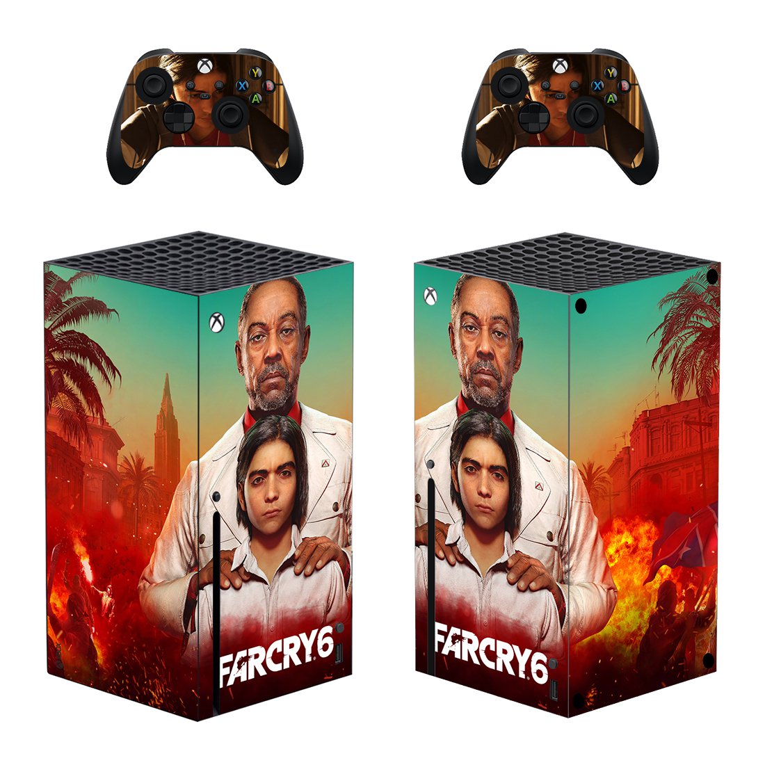 Far Cry 6 decal skin for Xbox Series X Console & 2 Controllers