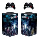 Biohazard RE 3 decal skin for Xbox Series X Console & 2 Controllers
