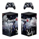 Biohazard RE 3 decal skin for Xbox Series X Console & 2 Controllers
