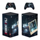 Resident Evil 2 decal skin for Xbox Series X Console & 2 Controllers