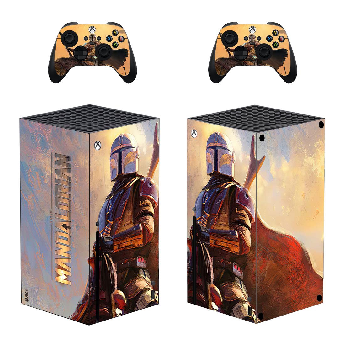 The Mandalorian decal skin for Xbox Series X Console & 2 Controllers