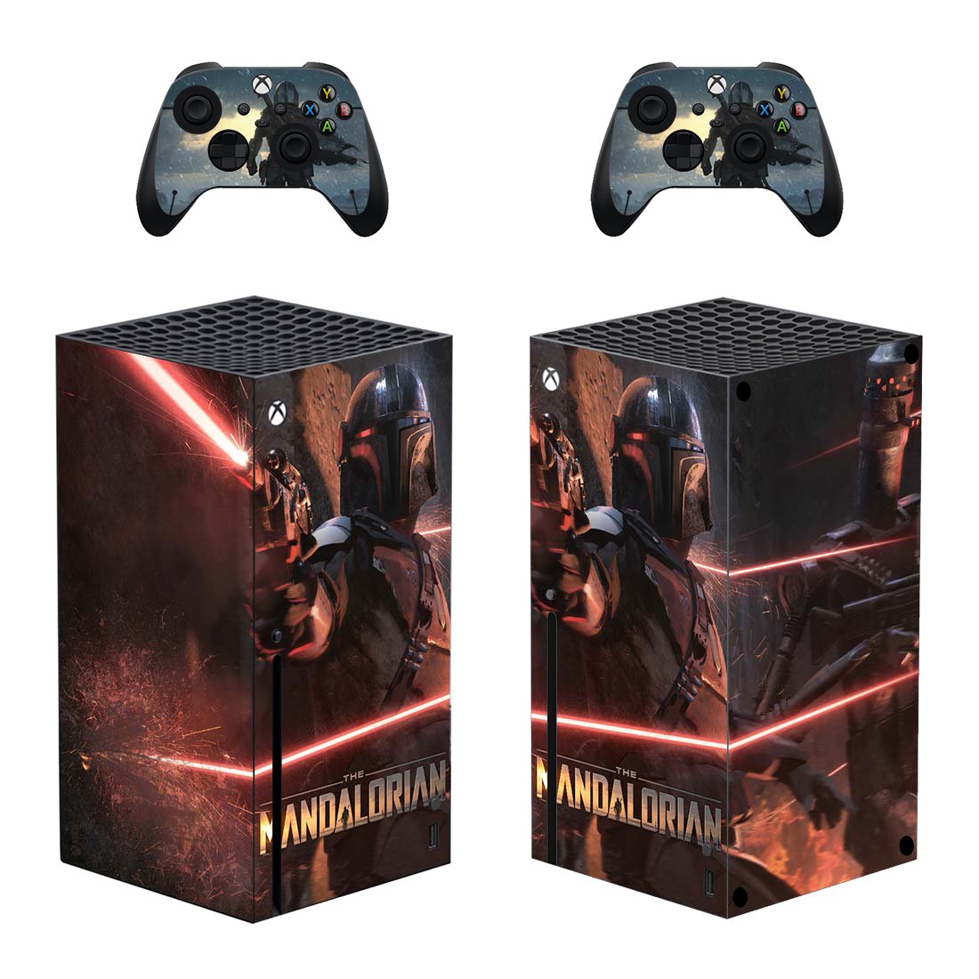 The Mandalorian decal skin for Xbox Series X Console & 2 Controllers