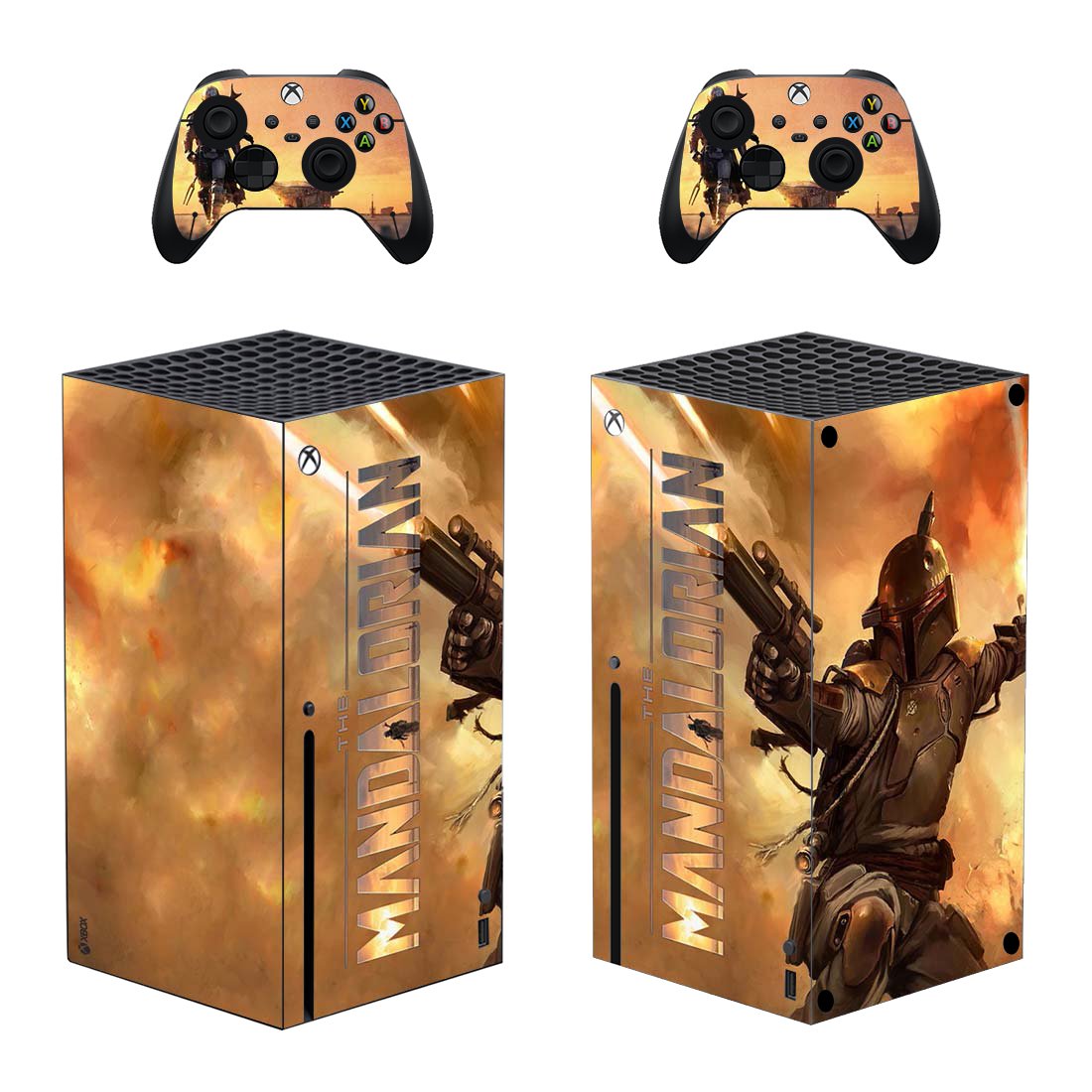 The Mandalorian decal skin for Xbox Series X Console & 2 Controllers
