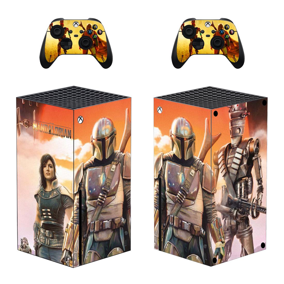 The Mandalorian decal skin for Xbox Series X Console & 2 Controllers