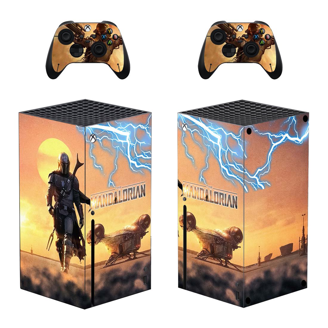 The Mandalorian decal skin for Xbox Series X Console & 2 Controllers