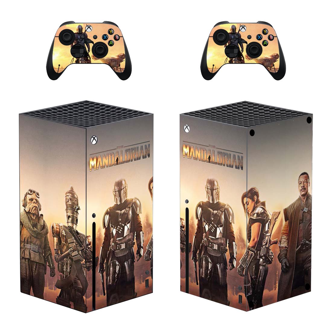 The Mandalorian decal skin for Xbox Series X Console & 2 Controllers